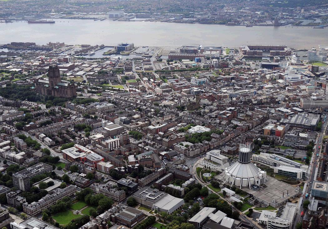 Cityscape - two cathedrals