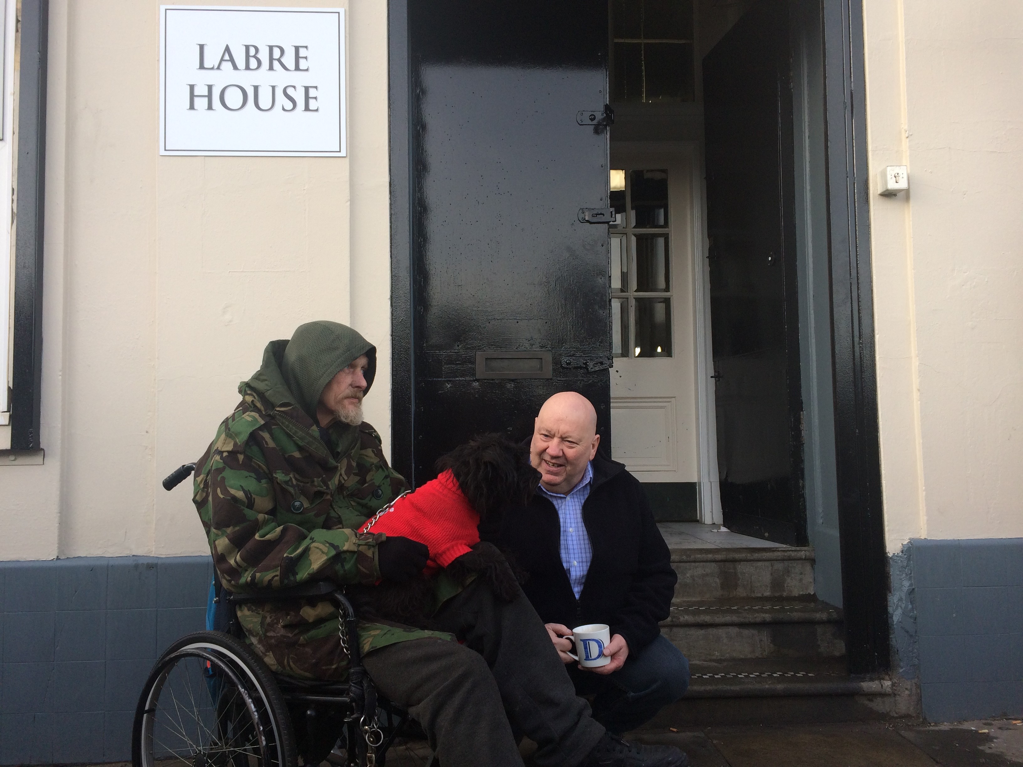 Mayor Anderson at Labre House