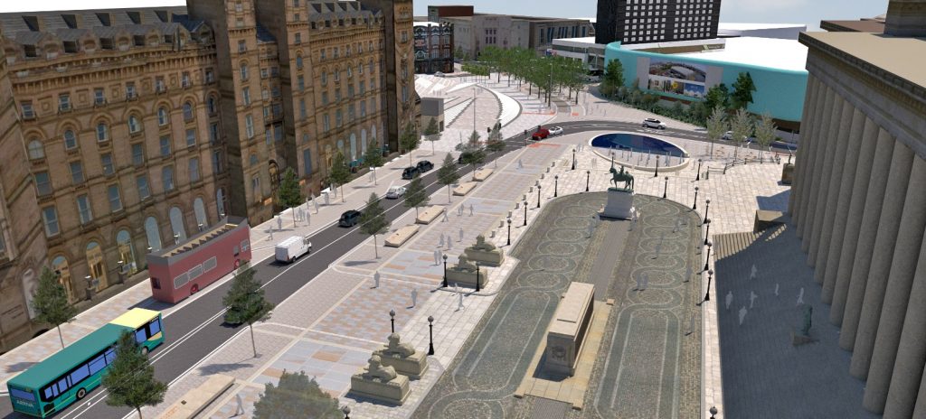 New look St George's Plateau - Lime Street