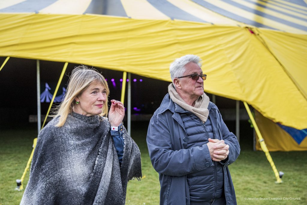 Claire McColgan and Melvin Benn