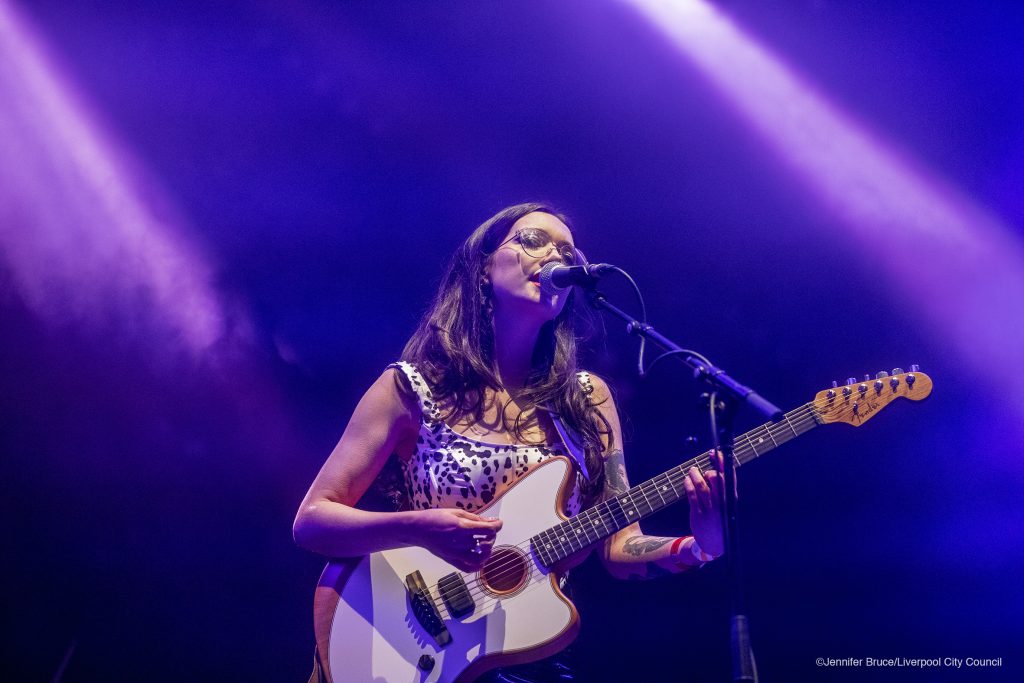 Zuzu opened the show