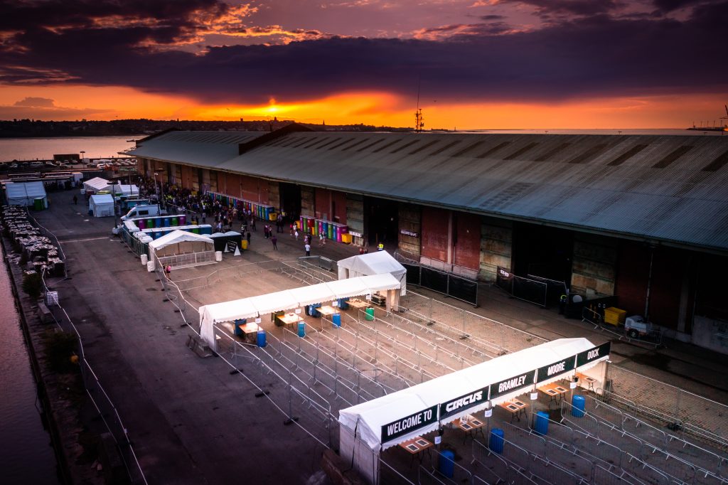 Sunset Bramley Moore Dock