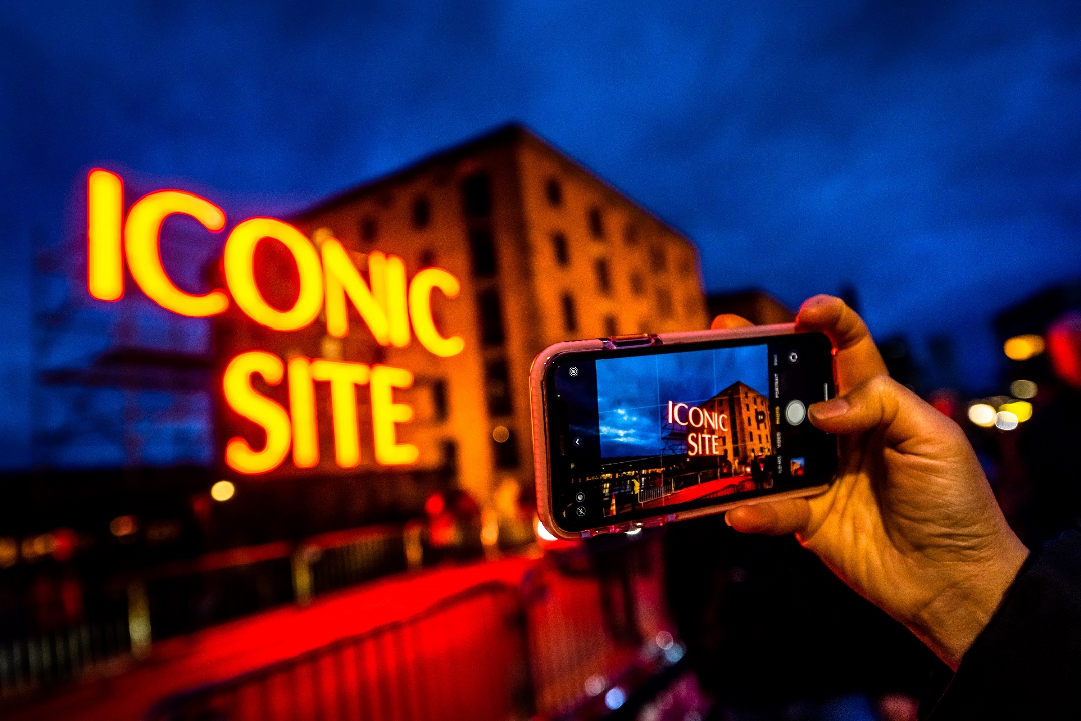 Iconic Site art installation as part of River of Light 2021