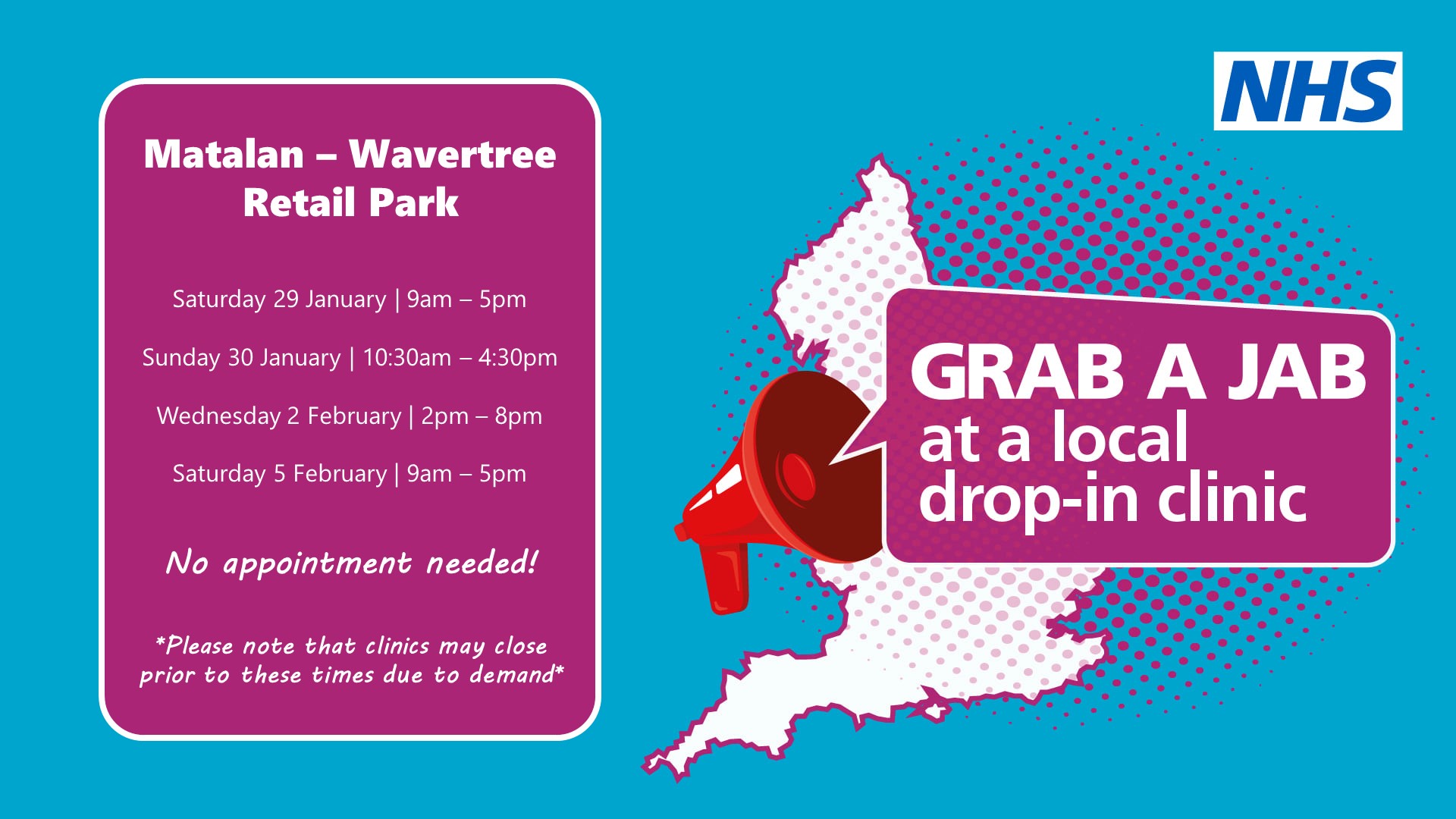 Grab a Jab at Matalan