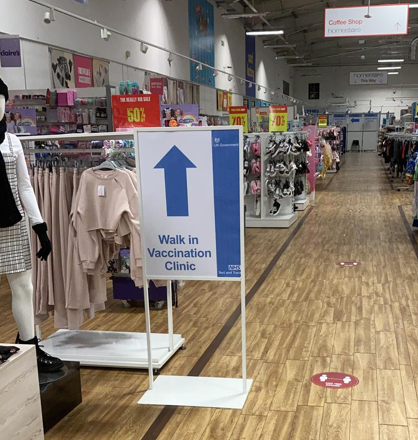 Vaccination Centre in Matalan