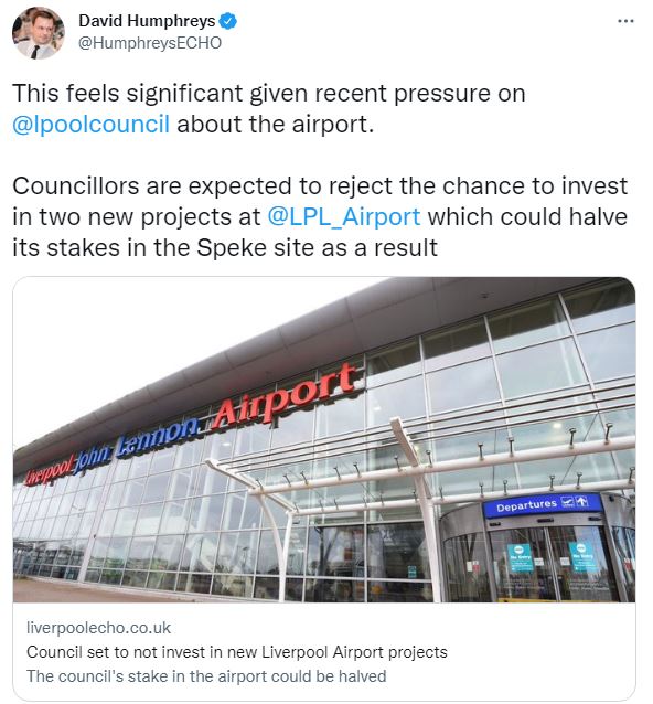 Airport story in the Echo