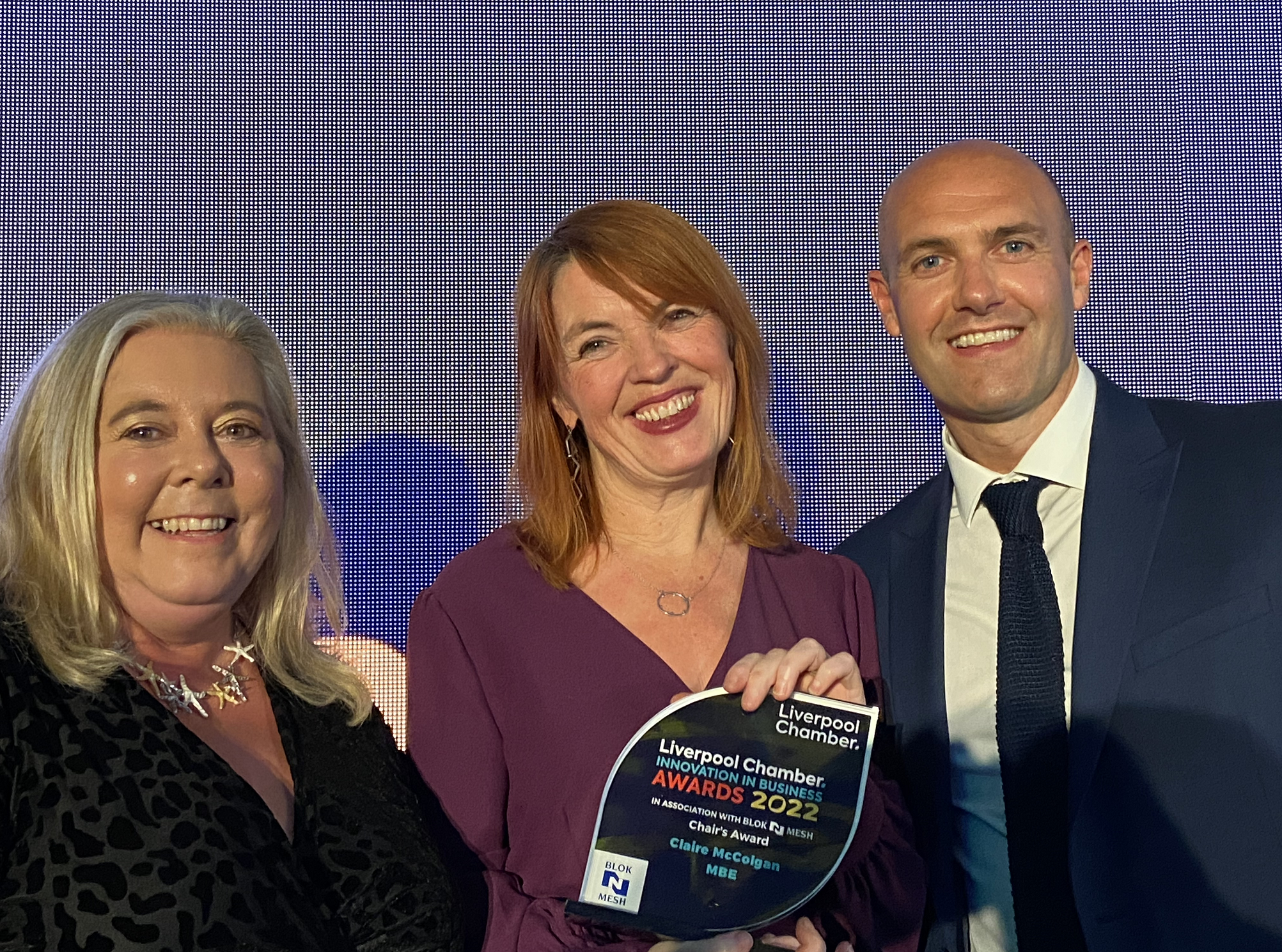 Claire McColgan wins award - Chamber of Commerce