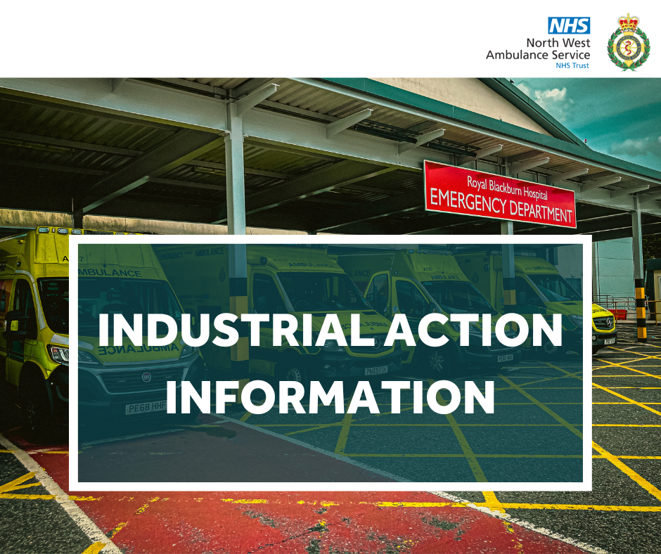 North west ambulance strike day