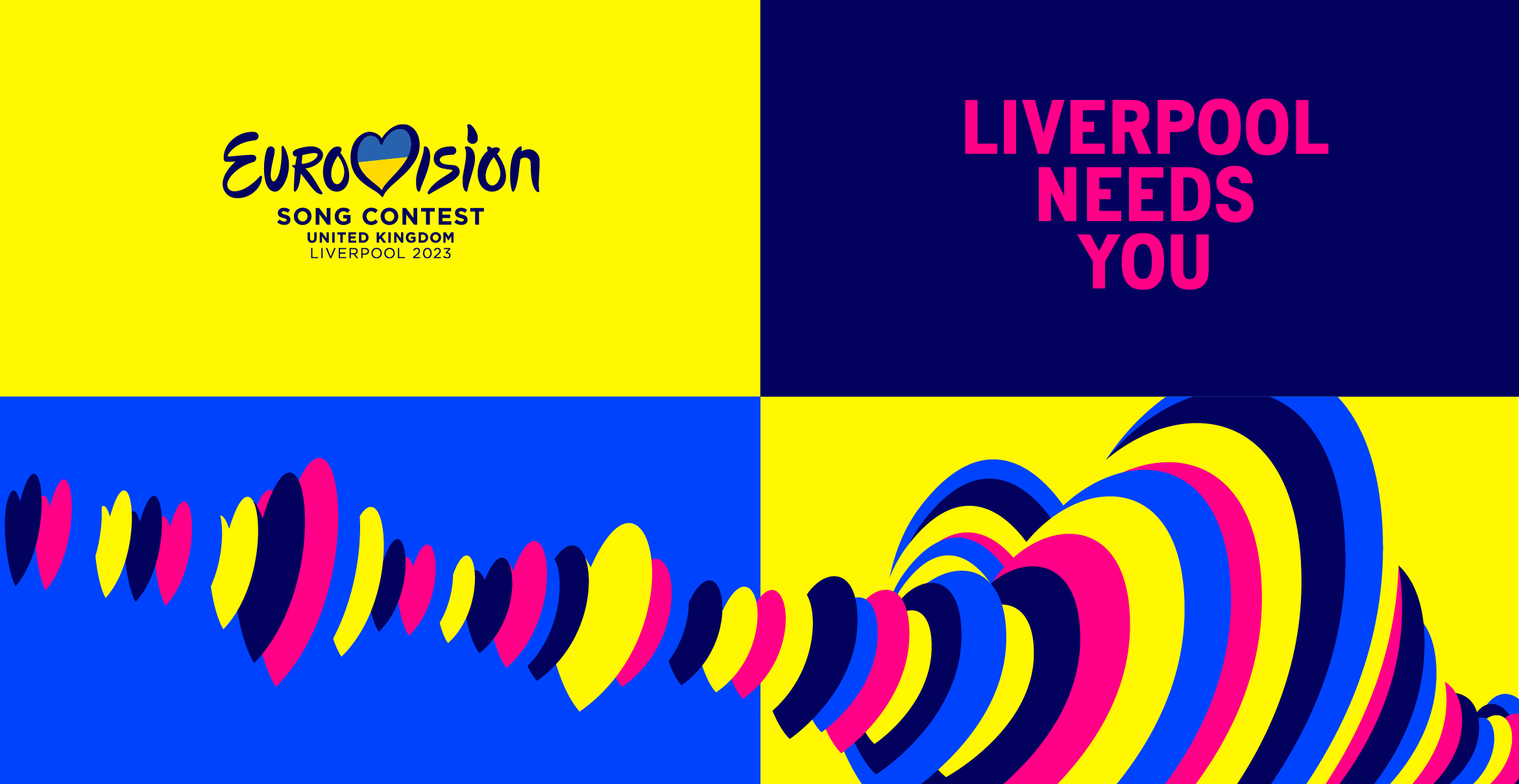 Graphic using Eurovision heart branding and the words 'Liverpool Needs You'