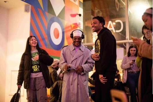 Visitors enjoying Tate Liverpool