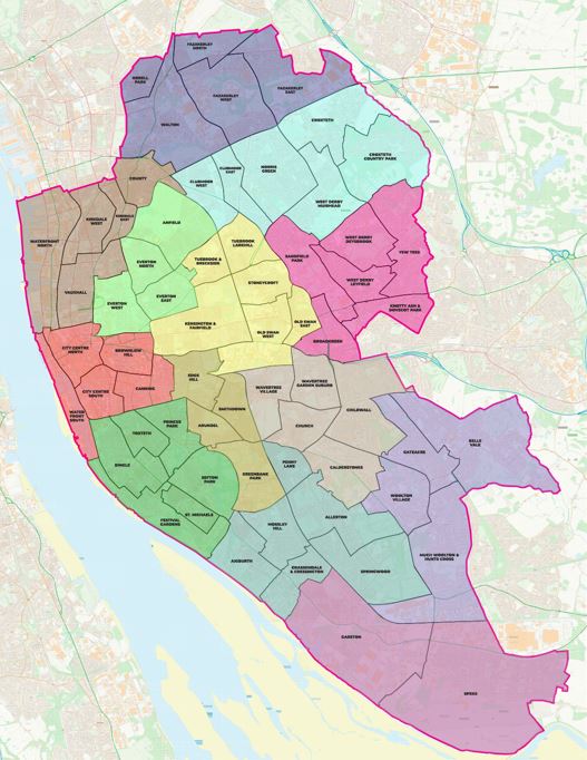 Liverpool's 13 new Neighbourhoods