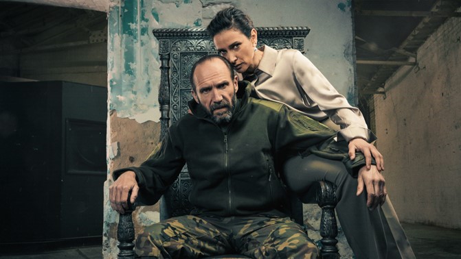 Ralph Fiennes and Indira Varma