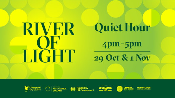 Advertising for the quiet hour for River of Light