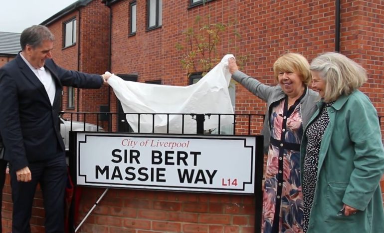 Sir Bert Massie Way unveiled