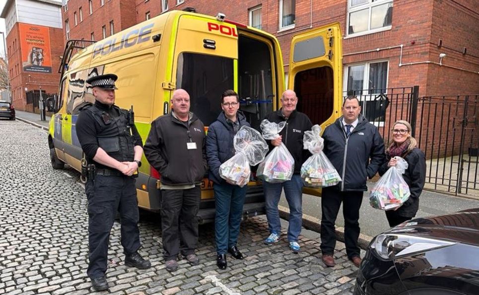 Seizure of illegally sold vapes in Liverpool