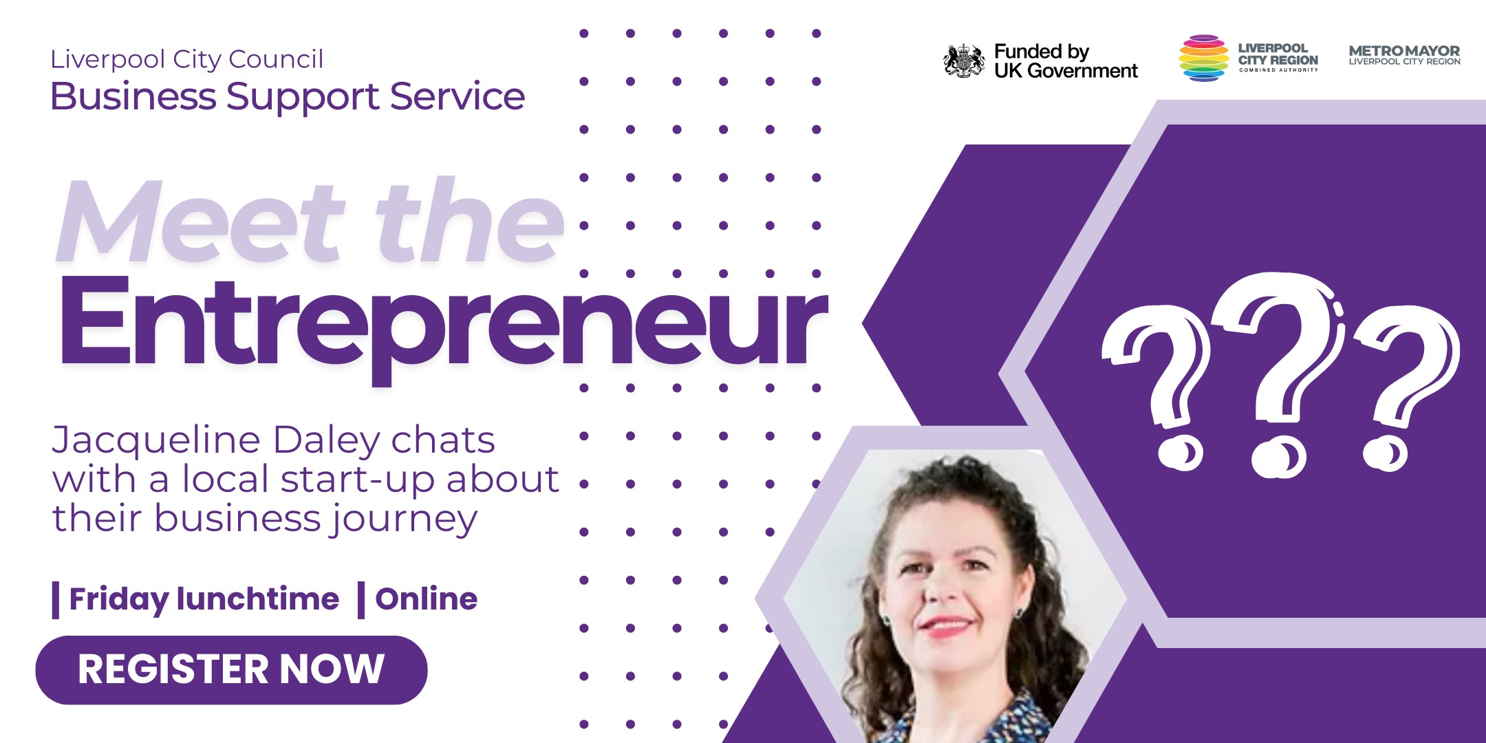 Meet The Entrepreneur event advertising