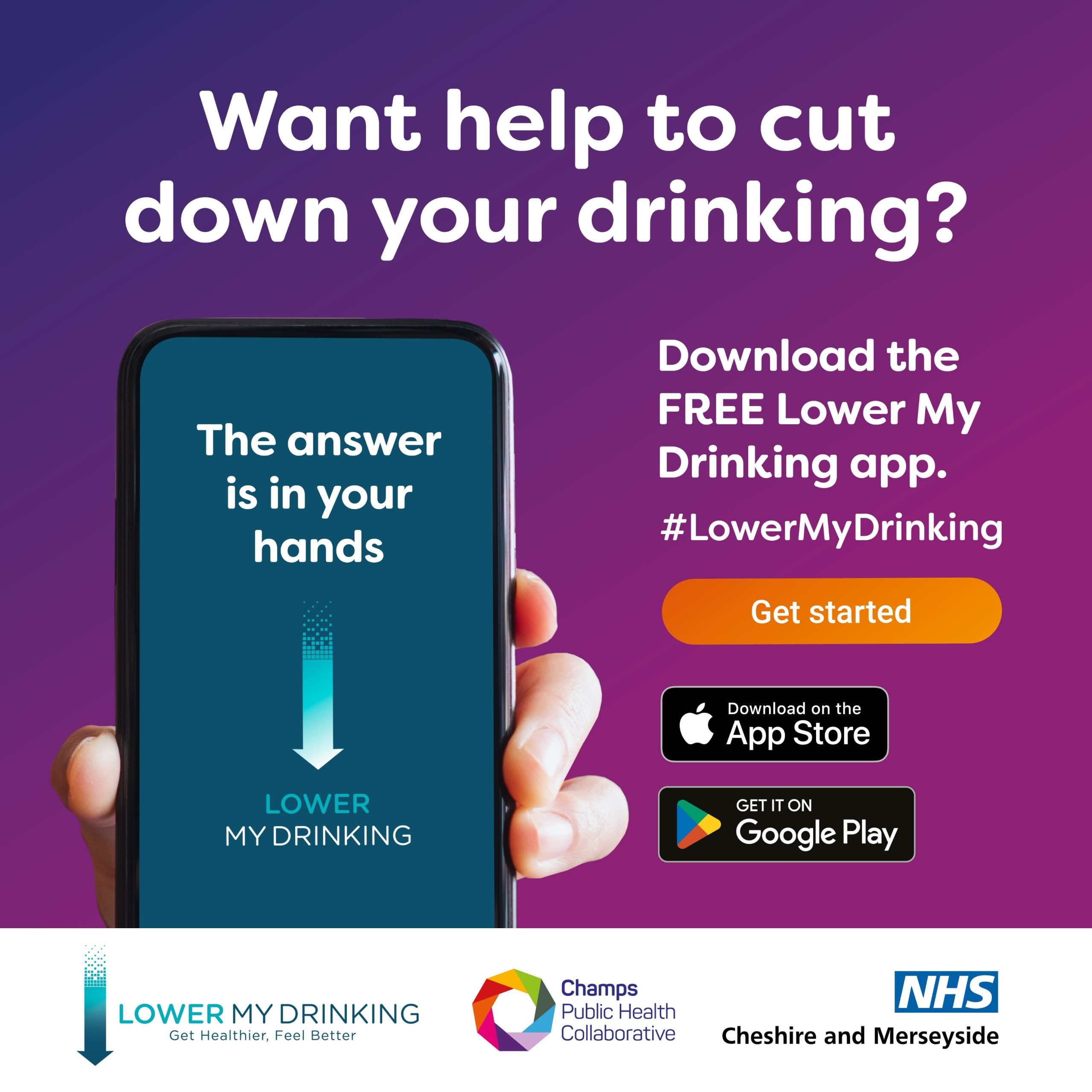 A person holding a mobile phone